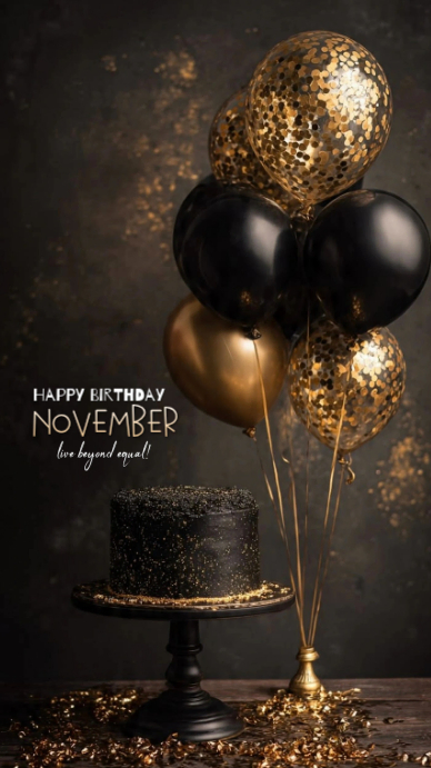 Black 3d Birthday Greeting Whatsapp Status Template | PosterMyWall