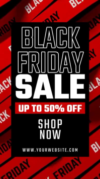 Black 3d Black Friday Sale Instagram Story template
