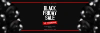 Black 3d Black Friday Sale Tajuk Twitter template