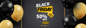 Black 3d Black Friday Sale Tajuk Twitter Twitter-header template