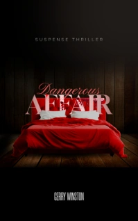 Black 3d Dangerous Affair Kindle/book Covers Capas de Kindle/Livro template