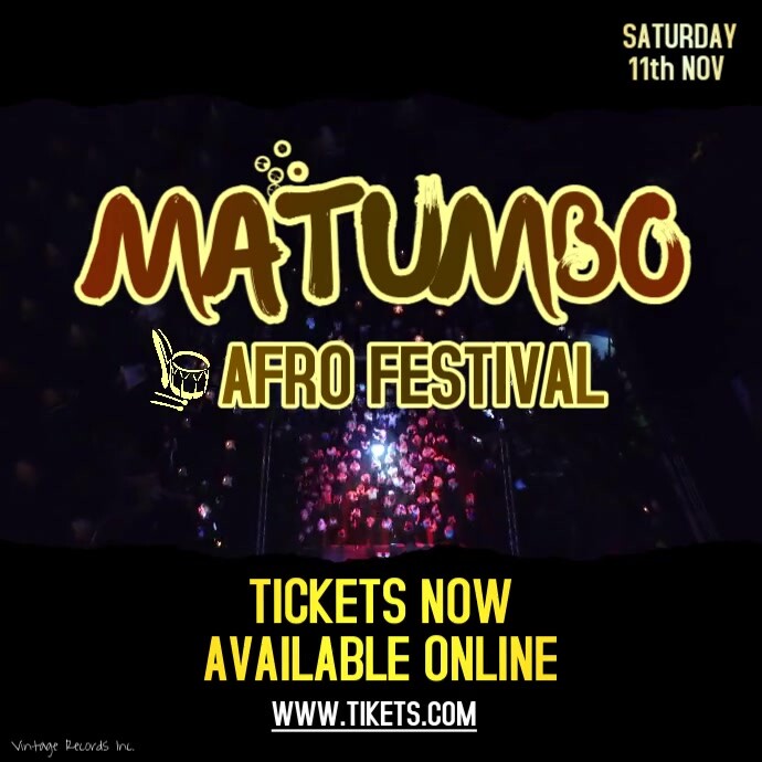 Black 3d Festival Instagram Post template