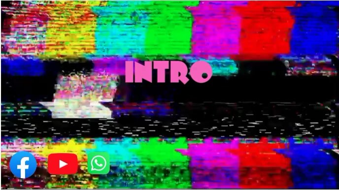 Black 3d Intro Video  Digital Display (16:9) template
