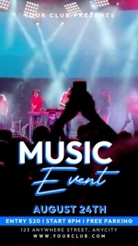 Black 3d Music Event Instagram Story Indaba yaku-Instagram template
