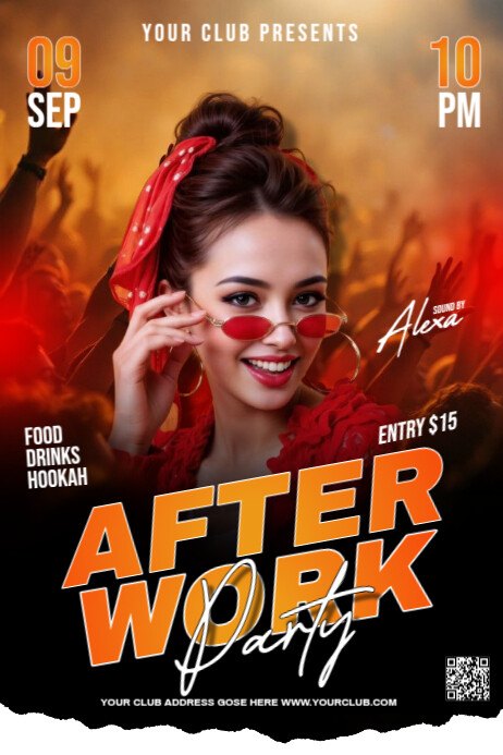 Plantilla de Black 3d Party Flyer Poster | PosterMyWall