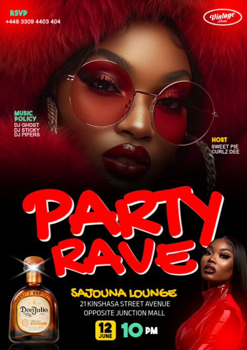 Flyers For A Rave Lock In Black 3d Party Rave Club Event Flyer A4 Template | PosterMyWall