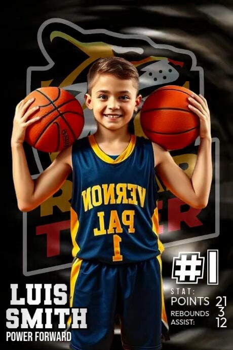 Black 3d Player Of The Game Poster 海报 template