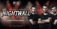Black 3d Rock Band Facebook Shared Image template