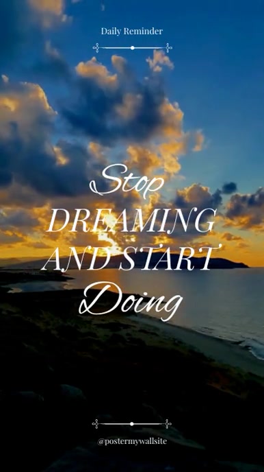 Black 3d Simple Quotes Reel Instagram template