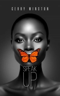 Black 3d Speak Up Kindle/book Covers template