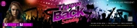 Black 3d Sunday Throw Back Spanduk Soundcloud template