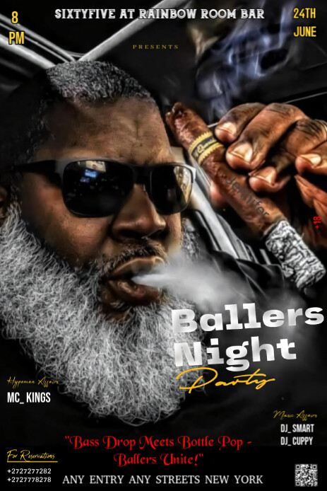 Black 3d This Image Is A Bold And Masculine Poster Design Template For A "ballers Night Party" Pinte Pinterest Graphic