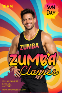Zumba Class Poster Template | PosterMyWall