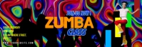 Black 3d Zumba Classes Tajuk Twitter template