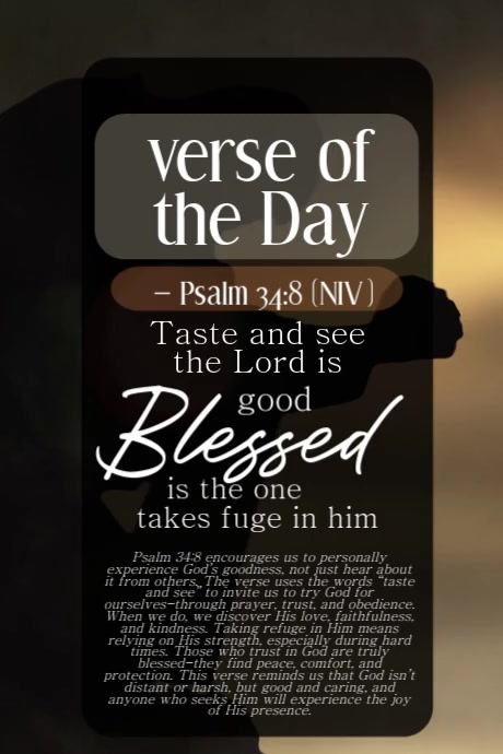 Copy of Black Abstract Aesthetic Bible Verse Search Bar Poster ...