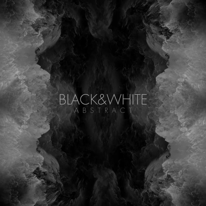 Black Abstract CD Album Cover Dark Video Template | PosterMyWall