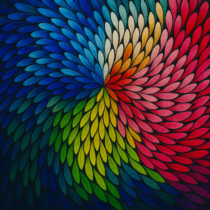 Copy of Black Abstract Vortex Of Colors Instagram Post | PosterMyWall