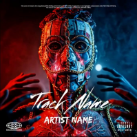 Black Album Cover Design Album Cover Video template