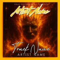 Black  Amazing Album Cover template