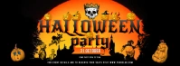 Black and Orange Halloween Facebook Cover Photo template