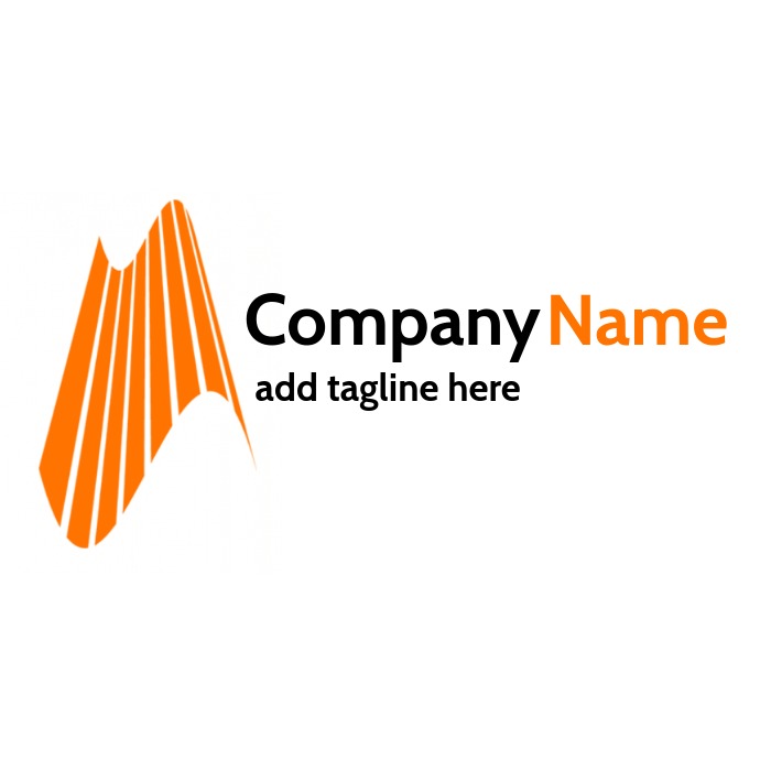 Black And Orange Professional Services Logo Template Postermywall