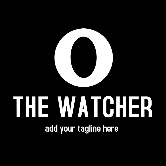 black and white eye logo icon Template | PosterMyWall