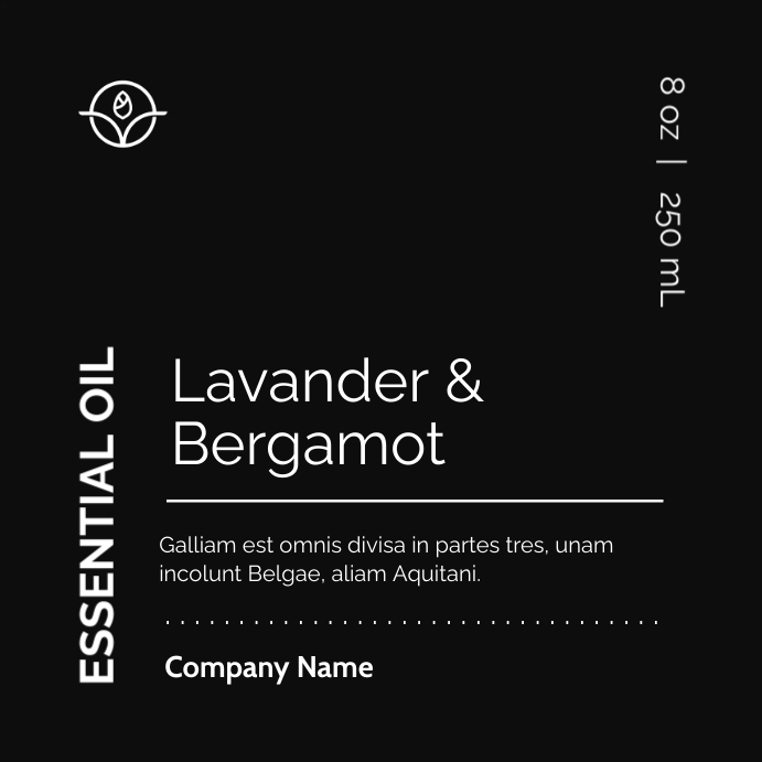 Copy of black and white label template square design | PosterMyWall Copy of black and white label template square design | PosterMyWall