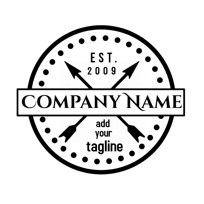 Black And White Logo Design Template Postermywall Black And White Logo Design Template Postermywall