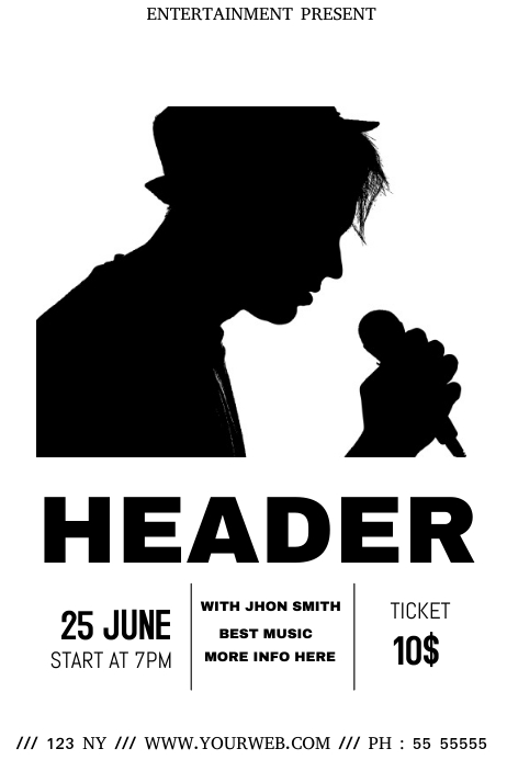 Gambar Poster Hitam Putih Gambar Poster Hitam Putih