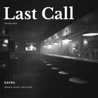 Black and White Retro Bar Soul Music Cover Обложка альбома template