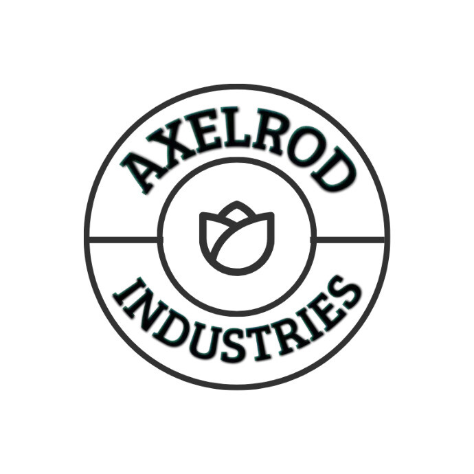 black and white simple industrial badge logo Logótipo template