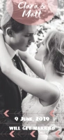 Black and White Wedding Snapchat Filter template