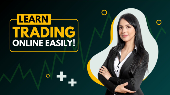 Black and Yellow Modern Trading Tutorial YouT YouTube 缩略图 template