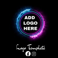 Neon Animation Logo Template | PosterMyWall