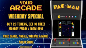 Black Arcade Promotion 数字显示屏 Template