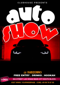 Black Auto Show A6 Video template