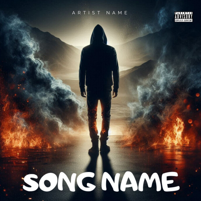 Black Best Cover Album Music Art Trap Mixtape Rap Album Cover Template ...