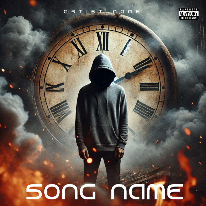 Black Best Cover Album Music Art Trap Mixtape Rap Album Cover Template ...