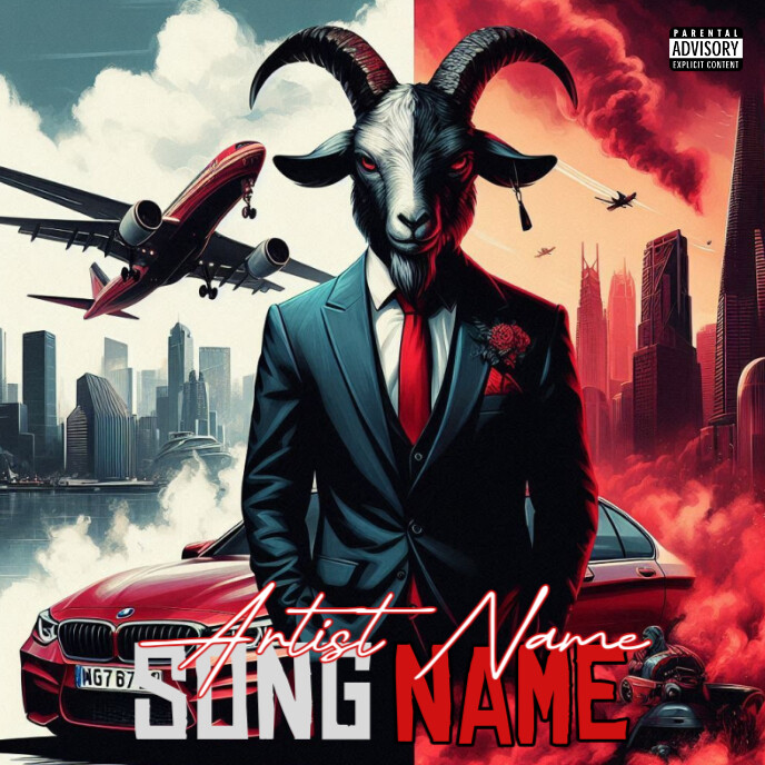 Copy of Black Best Cover Album Music Art Trap Mixtape Rap Album Cover ...