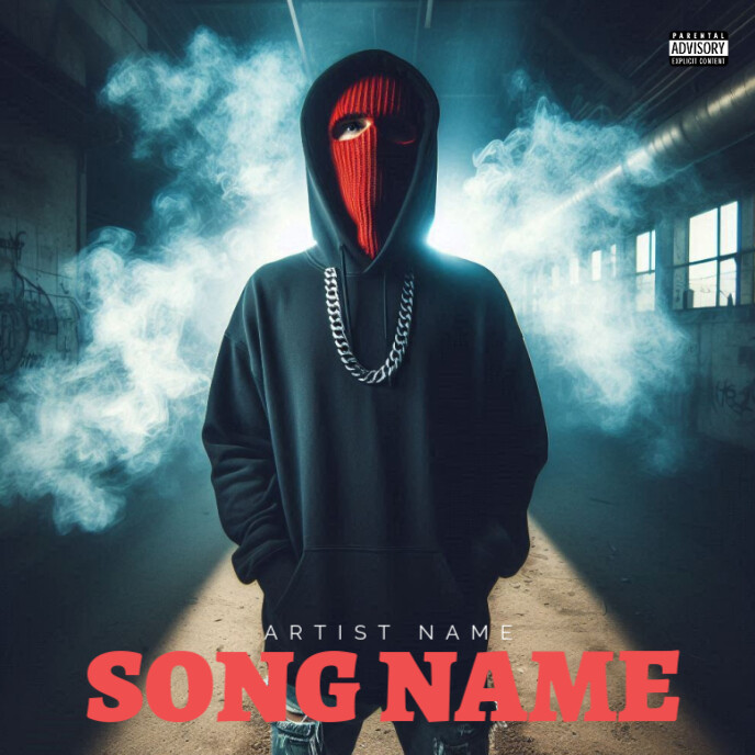 Black Best Cover Album Music Art Trap Mixtape Rap Album Cover Template ...