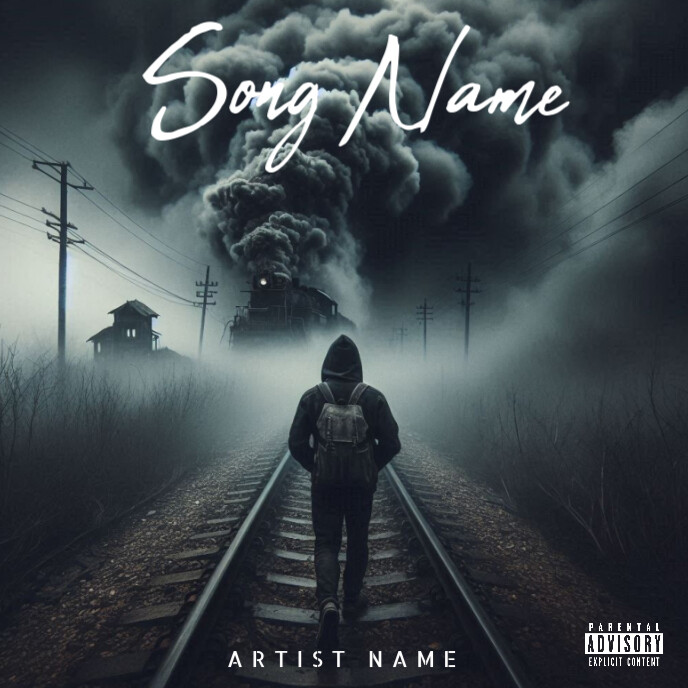 Black Best Cover Album Music Art Trap Mixtape Rap Album Cover Template ...