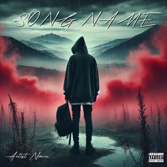 Black Best Cover Album Music Art Trap Mixtape Rap Album Cover Template ...