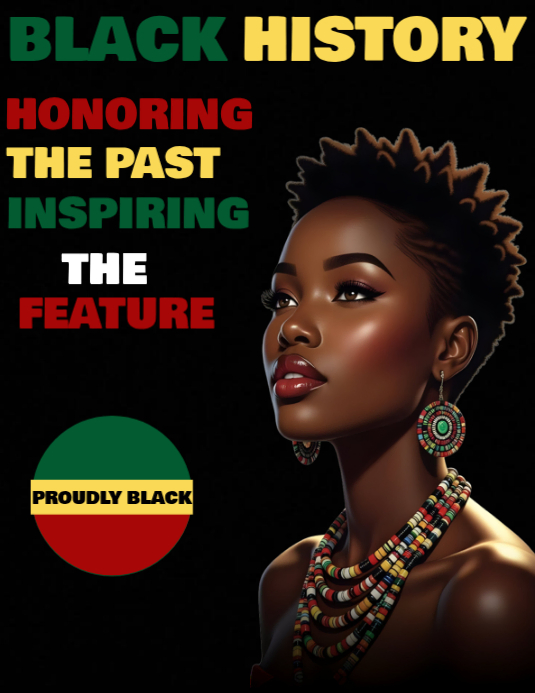 Black Black History Month Flyer Template PosterMyWall
