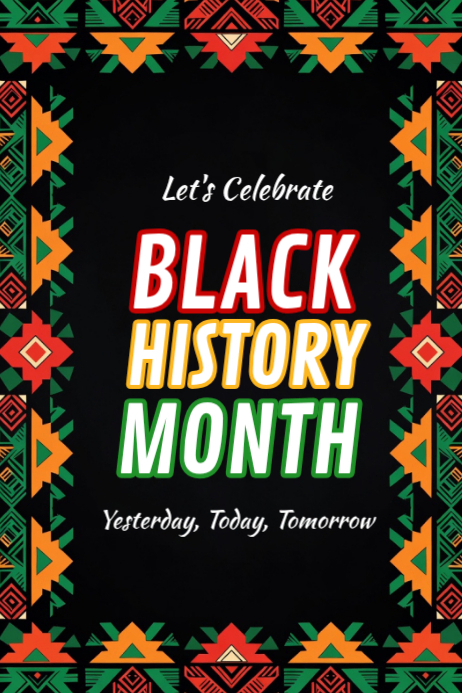 Black History Month Posters Template | PosterMyWall
