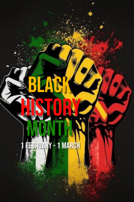 Black History Month Poster Template | PosterMyWall