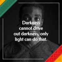 Black Black History Month Square Slideshow Publicação no Instagram template