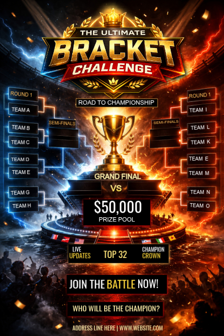 Esports Tournament Posters Template | PosterMyWall