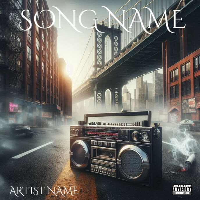 Copy of Black Cd Mixtape Album Cover Album Cover | PosterMyWall