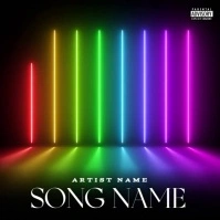 Black  Cd Mixtape Album Cover  Album Cover Portada de Álbum template