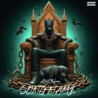 Black  Cd Mixtape Album Cover  Album Cover Albumhoes template